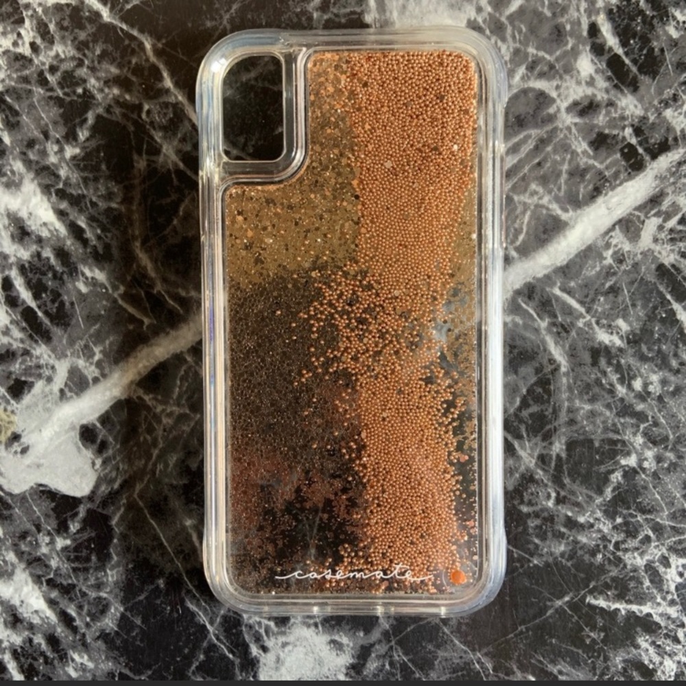 Castify Rose gold Waterfall iPhone XR